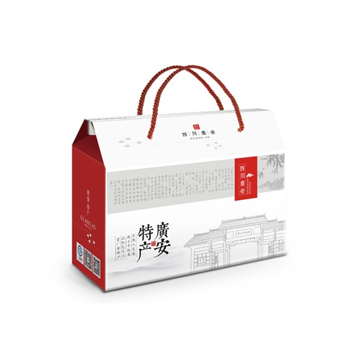 食品包装设计-广安土特产礼品包装设计计划_特产礼品盒包装袋统一视觉形象设计
