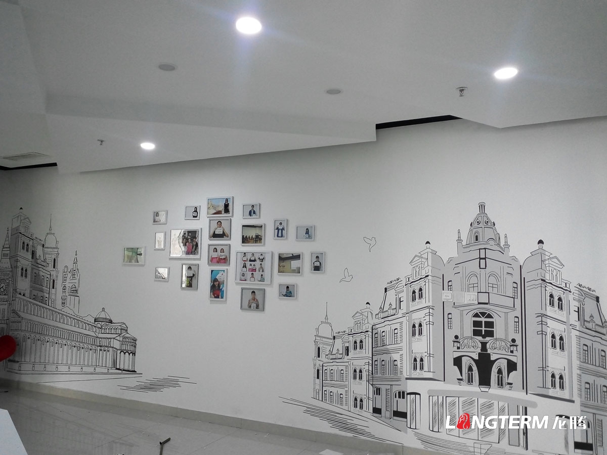 成都企业办公室文化墙创意设计公司|形象墙LOGO墙标记墙员工文化上墙面设计走廊图案效果图制作装置施工