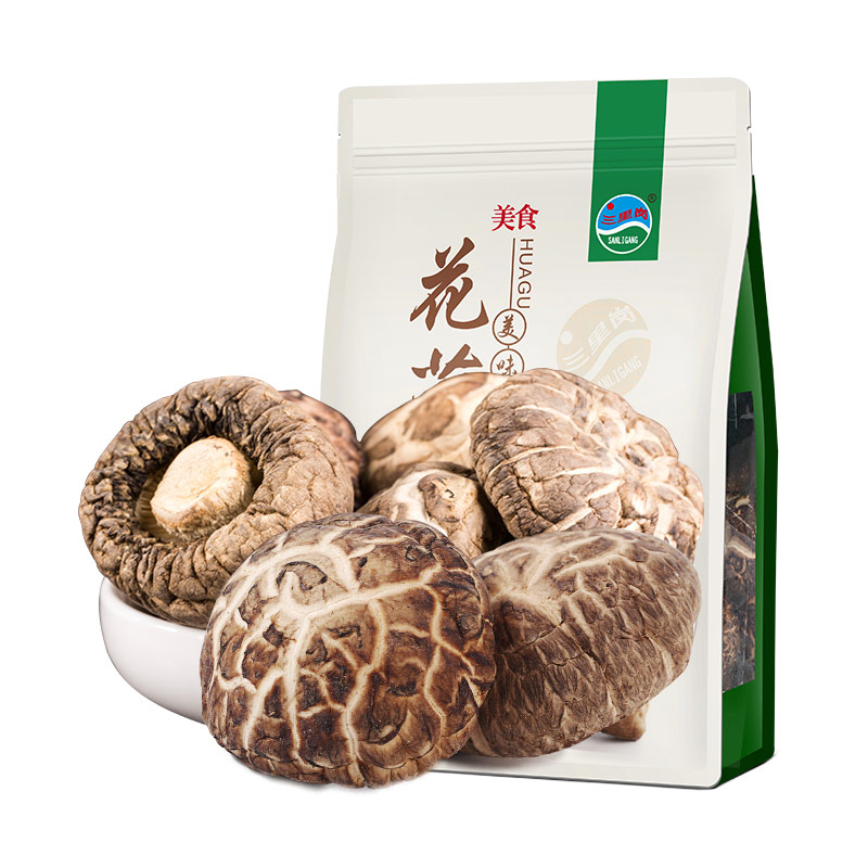 成都香菇包装袋设计公司|四川特产优质小香菇干货野生菌类包装盒设计公司
