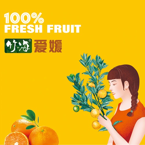 竹海爱媛水果包装设计