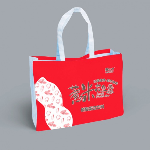 食品包装设计-野山力薏米花生露手提袋包装设计